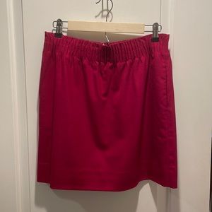 J crew magenta city skirt
